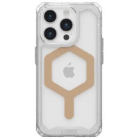 UAG Plyo MagSafe case for iPhone 15 Pro - transparent and gold