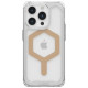 UAG Plyo MagSafe case for iPhone 15 Pro - transparent and gold