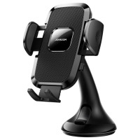 Joyroom JR-ZS259 mechanical car holder universal for phone on cockpit / window - black