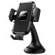 Joyroom JR-ZS259 mechanical car holder universal for phone on cockpit / window - black
