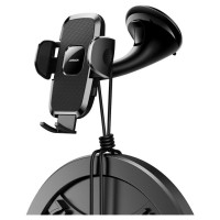 Joyroom JR-ZS259 mechanical car holder universal for phone on cockpit / window - black