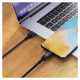 Acefast C7-04 USB-A USB-C 60W 1.2m cable with display - black