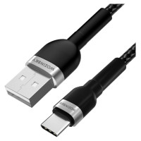 Wozinsky WNBAC1 USB-A / USB-C 2.4A cable 1 m - black