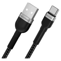 Wozinsky WNBAC1 USB-A / USB-C 2.4A cable 1 m - black