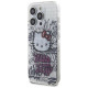Hello Kitty IML Kitty On Bricks Graffiti case for iPhone 14 Pro Max - white