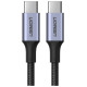 Ugreen US316 USB-C / USB-C Cable 480Mb/s 5A 0.5m - Gray