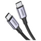 Ugreen US316 USB-C / USB-C Cable 480Mb/s 5A 0.5m - Gray