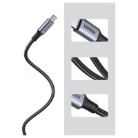 Ugreen US316 USB-C / USB-C Cable 480Mb/s 5A 0.5m - Gray