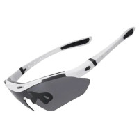 Rockbros 10142 photochromic UV400 cycling glasses - white