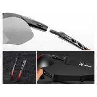 Rockbros 10142 photochromic UV400 cycling glasses - white