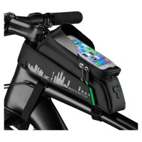 Rockbros 029-1BK bicycle bag for frame with phone cover - black