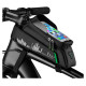Rockbros 029-1BK bicycle bag for frame with phone cover - black