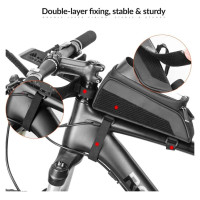 Rockbros 029-1BK bicycle bag for frame with phone cover - black