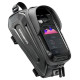 Rockbros B68-1 armored bicycle bag with phone pocket 1.7l - black