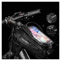 Rockbros B68-1 armored bicycle bag with phone pocket 1.7l - black
