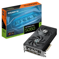 Gigabyte Graphics Card|GIGABYTE|NVIDIA GeForce RTX 5060|8 GB|GDDR7|128 bit|PCIE 5.0 16x|GPU 2550 MHz|Dual Slot Fansink|1xHDMI|3xDisplayPort|GV-N5060EAGLEOC-8GD