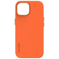 Decoded Silicone Case with MagSafe for iPhone 15 Plus - orange