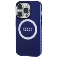 Audi IML Big Logo MagSafe case for iPhone 14 Pro - blue