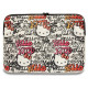 Hello Kitty PU Metal Logo case for a 14" laptop - beige