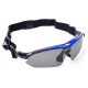 Rockbros 10007 polarizing cycling glasses - black and blue