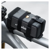 Rockbros 50210064001 bicycle strap with Velcro for Bluetooth speaker or water bottle - black