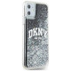 Dkny Liquid Glitter Big Logo case for iPhone 11 / Xr - black