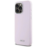Dkny Etui DKNY Liquid Silicone Small Metal Logo MagSafe na iPhone 14 Pro Max - różowe