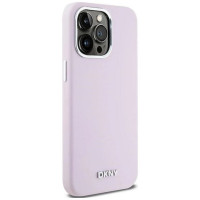 Dkny Etui DKNY Liquid Silicone Small Metal Logo MagSafe na iPhone 14 Pro Max - różowe