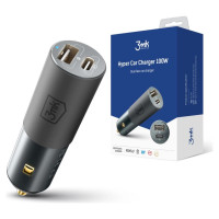 3Mk Protection 3mk Hyper Car Charger USB-C USB-A 100W - silver