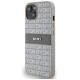 Dkny Leather Mono Stripe & Metal Logo case for iPhone 15 / 14 / 13 - beige