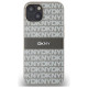 Dkny Leather Mono Stripe & Metal Logo case for iPhone 15 / 14 / 13 - beige