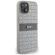 Dkny Leather Mono Stripe & Metal Logo case for iPhone 15 / 14 / 13 - beige