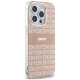 Dkny IML Mono & Stripe MagSafe case for iPhone 15 Pro - pink