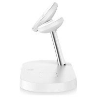 Tech-Protect A12 3in1 MagSafe Inductive Charger for Smartphone/Headphones/Smartwatch - White