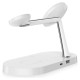Tech-Protect A12 3in1 MagSafe Inductive Charger for Smartphone/Headphones/Smartwatch - White