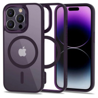 Tech-Protect MagMat MagSafe iPhone 14 Pro Case - Clear Purple