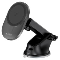 Tech-Protect MM15W-V1 Car Phone Holder with MagSafe 15W Wireless Charger for Cockpit/Air Vent - Black