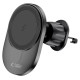 Tech-Protect MM15W-V1 Car Phone Holder with MagSafe 15W Wireless Charger for Cockpit/Air Vent - Black