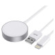 Tech-Protect UltraBoost 2in1 Magnetic Charger with USB-C / Lightning Cables for Apple Watch 1.5m - White
