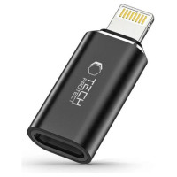 Tech-Protect UltraBoost Lightning (Male) / USB-C (Female) Adapter - Black