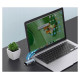 Tech-Protect UltraBoost SD/micro SD card reader with USB-C/USB-A connectors - gray