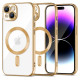 Tech-Protect MagShine Line MagSafe case for iPhone 15 - gold