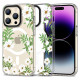 Tech-Protect MagMood MagSafe case for iPhone 15 Pro - daisies with leaves