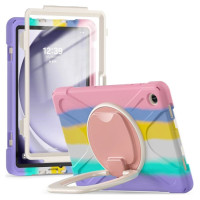 Tech-Protect X-Armor Case for Samsung Galaxy Tab A9+ 11" X210 / X215 / X216 - Pink-Blue