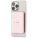 Tech-Protect LifeMag PB10 Powerbank with MagSafe 5000mAh 15W USB-C port - pink + USB-C cable