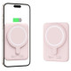 Tech-Protect LifeMag PB10 Powerbank with MagSafe 5000mAh 15W USB-C port - pink + USB-C cable