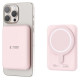 Tech-Protect LifeMag PB10 Powerbank with MagSafe 5000mAh 15W USB-C port - pink + USB-C cable