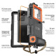 Tech-Protect Waterproof Case IPX8 for 4.7-6.7" Smartphones - Black and Orange