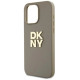 Dkny Wrist Strap Stock Logo case for iPhone 15 Pro Max - beige