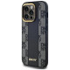 Dkny Leather Checkered Mono Pattern MagSafe Case for iPhone 13 Pro Max - Black